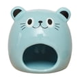 thumbnail image 1 of Fiudx Guarida para Hámster, Casa de Cerámica Fresca para Controlar La Temperatura, Nido Cálido y Acogedor para Todas Las Estaciones, Refugio de Baño Fácil de Limpiar, Ideal para Chinchillas y Mascota, 1 of 5