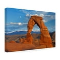thumbnail image 4 of Trademark Fine Art Mike Jones Photo Delicate Arch Sunset Canvas Wall Art - 22x32, 4 of 4