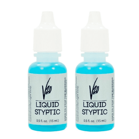 Vite V20 Styptic Liquid Stops Minor Cuts & Bleeding .5oz/15ml
