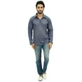 thumbnail image 7 of Atasi Indian Ethnic Men's Kurta Full Sleeve Collar Neck Cotton Gray Shirt-Small, 7 of 7