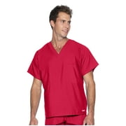 Landau Men's Reversible Dolman Sleeve V-Neck Scrub Top, Style 7502