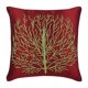thumbnail image 1 of Funda de cojín, funda de cojín para sofá, fundas de almohada decorativas, rojo, 50 x 50 cm (20 x 20 pulgadas), fundas de almohada decorativas con cuentas de árbol de invierno, contemporáneas,, 1 of 3