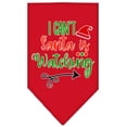 thumbnail image 6 of Christmas Pet and Dog Bandana Screen Printed, "I Can't, Santa Is Watching", 6 of 10