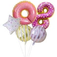 thumbnail image 2 of 32 Inch Birthday Balloon Set Birthday Party Household Parties Decoration Donut Number Star Balloon Set Type 10, 2 of 8