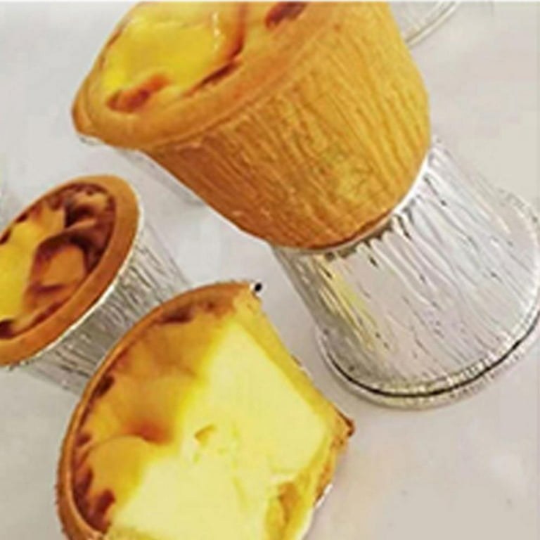 50ml Aluminum Foil Baking Tray Mini Chocolate Cup Egg Tart Mold For Cupcake  Liner
