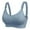 Blue, variant on Penkiiy Women Nursing Bras Woman's Solid Color Ring Breast Feeding Comfortable Hollow Out Perspective Bra Underwear Beige Bras