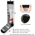thumbnail image 3 of FREEAMG Autumn Landscape with Alone Tree on Mountain Compression Socks for Women and Men, 1 Pair, 3 of 7