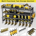 thumbnail image 3 of Organizador de Herramientas Eléctricas para Pared Kodreat 4 Niveles con 8 Soportes para Taladro, 3 of 7