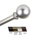 thumbnail image 1 of Central Design 4883-665 Julian Tringle à Rideau 0,81 Po, 66-120 Po - Nickel Satiné, 1 of 1
