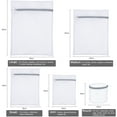 thumbnail image 5 of FLONOZZ Mesh Laundry Bags, Large Laundry Bag Reusable with Zipper Closure Wash Bag, 5 of 7