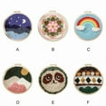 thumbnail image 4 of DIY Embroidery Material Package Handmade Creative Beginner Cross Stitch Kits Embroidery Hoop Home Decor, 4 of 5