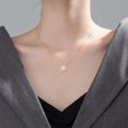 thumbnail image 2 of Women's Crystal Snowflake Necklace Snowflake Pendant Necklace Clavicle Chain, 2 of 5