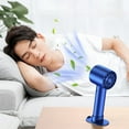 thumbnail image 6 of Portable Fans Under $50, Hwkond New Usb Handheld Fan Reversible Base Vertical Blowing 120 Wind Speeds Mini Desktop Rechargeable Brushless Folding Easy Storage Small Fan, 6 of 6