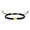 Black D, variant on Elegant 1 Gold Plated Initial Woven Bracelet with Heart Charm for Men Women and Girls from Bracelets to Create a Timeless Accessory, 30-40 cm, Black X