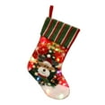thumbnail image 1 of Calcetines navideños navideños con luces LED Diseño de elementos navideños Calcetín grande Decoración colgante Regalo para árbol de Navidad Chimenea Pared ANGGREK Otros, 1 of 8