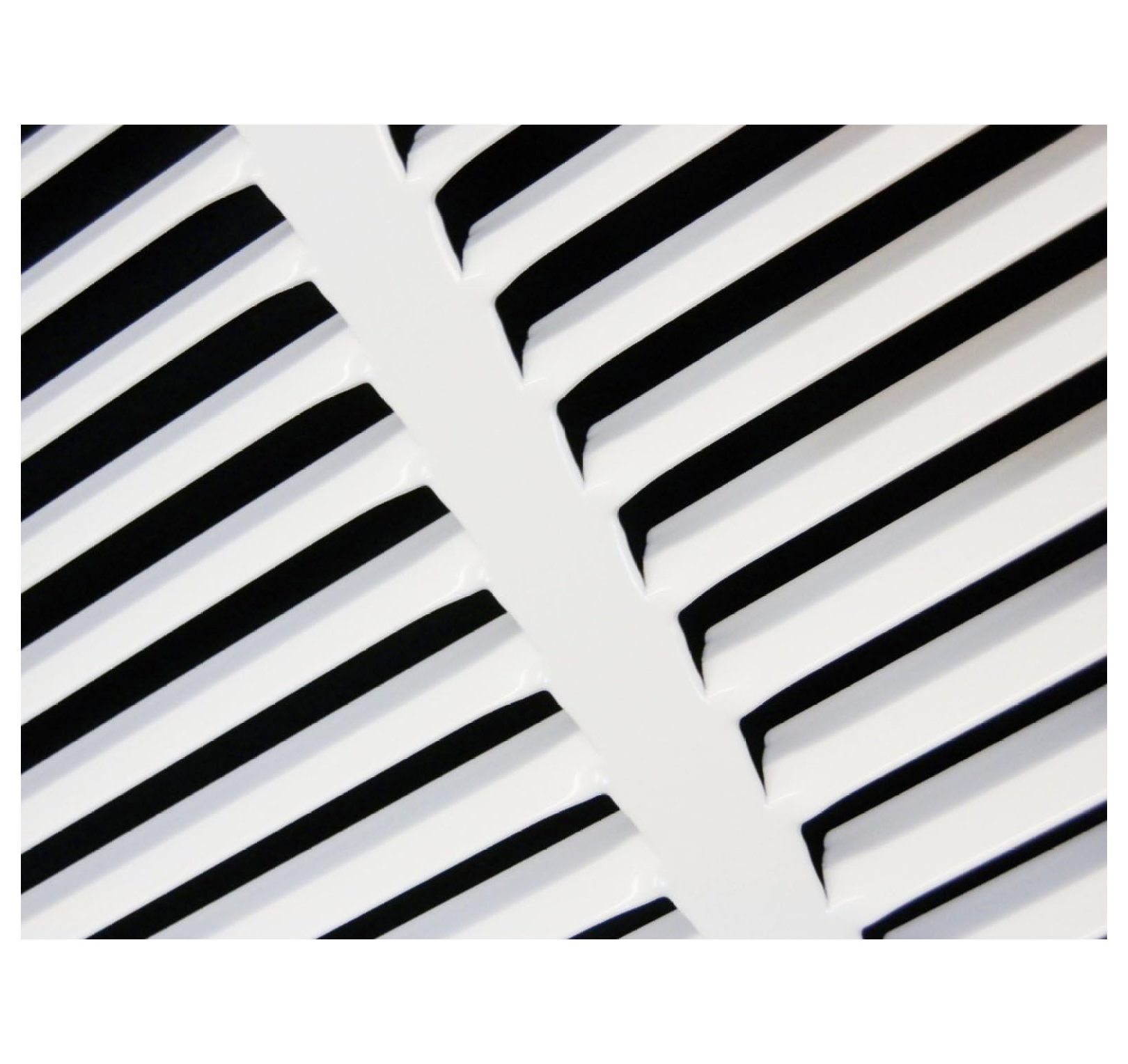 26" x 4" Return Air Grille - Sidewall and Ceiling - HVAC Vent Duct Cover Diffuser - [White] [Outer Dimensions: 27.75w X 5.75"h]