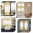 thumbnail image 7 of Yellow Eucalyptus Leaves Window Privacy Film, Spring Floral Summer Botanical Static Cling UV Sun Blocking Heat Control Window Tint, Non-Adhesive One Way Windows Privacy Cover 17.7''x78.7'', 7 of 7