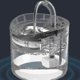 thumbnail image 2 of Sjq Fuente Automática Para Gatos Con Grifo Dispensador Para Perros Bebederos Transparentes Para Gatos Mascotas, 2 of 4