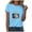 Sky Blue, variant on CAICJ98 250 Anniversary USA Shirt Women 250th T Shirts American Flag Patriotic 250 Years Women Tshirt (Black,S)