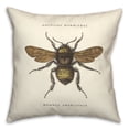 thumbnail image 2 of Creative Products Vintage Bumblebee Diagram 18x18 Spun Poly Pillow, 2 of 3