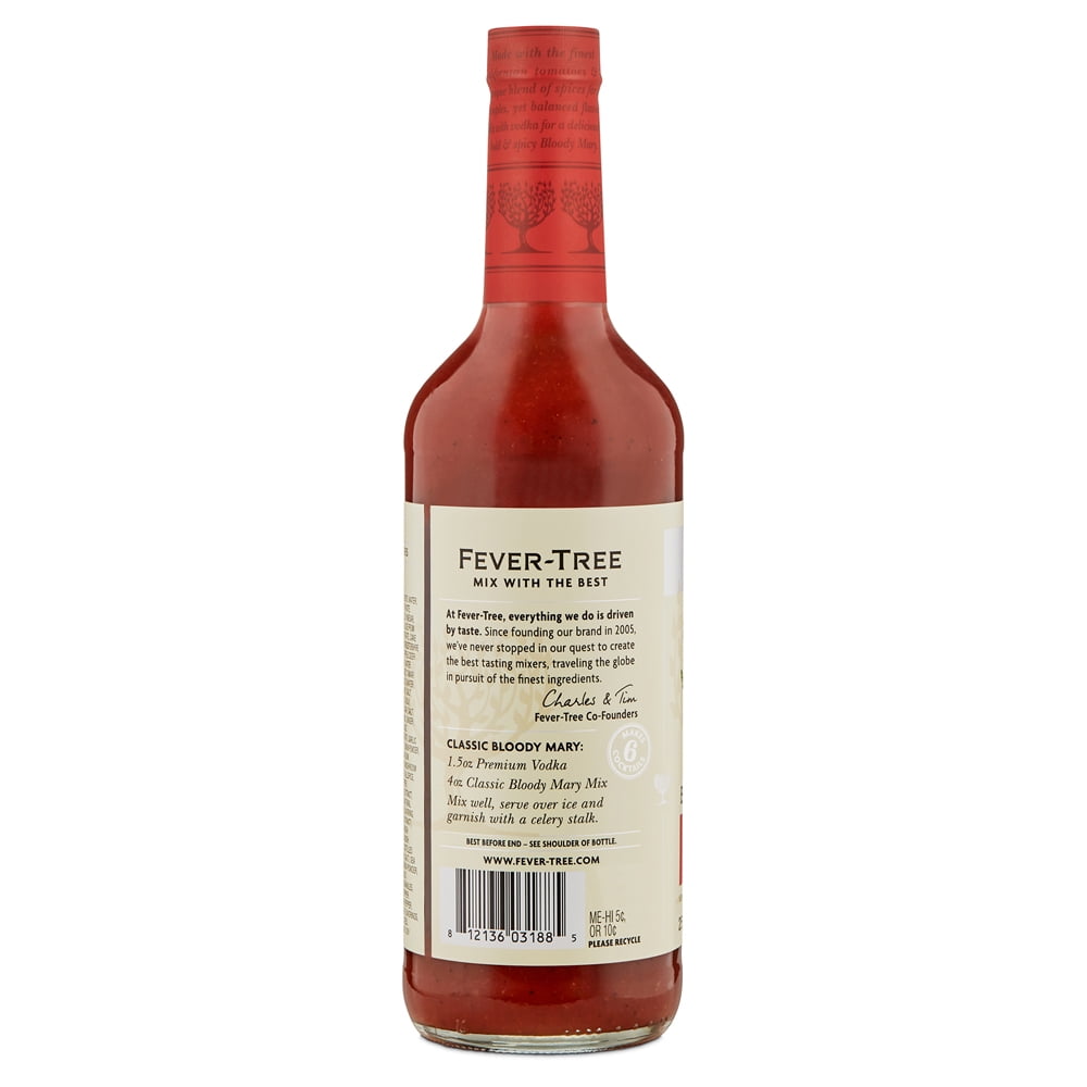 Fever-Tree Classic Bloody Mary Mix, 750ML Bottle - Walmart.com