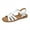 1858-White, variant on SHIBEVER Women's Flat Sandals Casual Summer Ankle Strap Open Toe Comfortable Fashion Sandals for Women Black