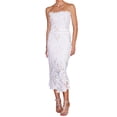 thumbnail image 1 of Vestido Bella Barnett con vendaje midi vintage de encaje blanco para mujer, 1 of 5