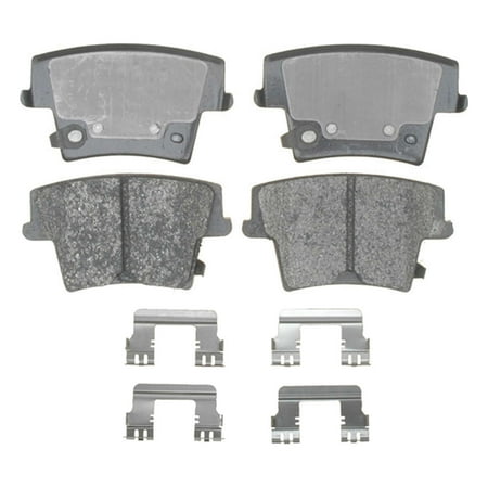 ACDelco Gold Performance Semi-Metallic Brake Pad Set, w/ Hardware