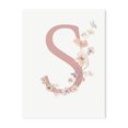 thumbnail image 3 of Póster de decoración de guardería con nombre personalizado y flores silvestres, cuadro en lienzo con flores rosas, arte de pared para dormitorio de niña, decoración del hogar, 3 of 5