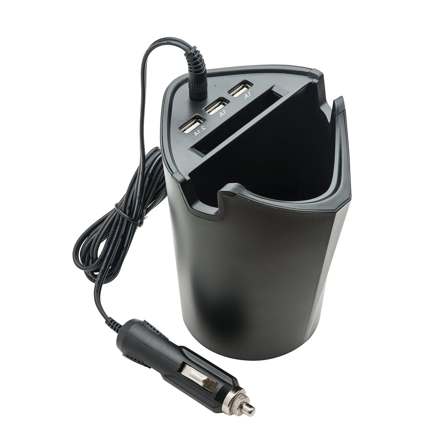 Cup Holder Charger With 3 Outputs ,4.1A USB Output; Intelligent Charge