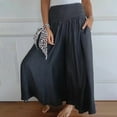 thumbnail image 6 of JJHGVB Palazzo Pants Wide Leg Pants Woman Women's Fashionable Casual Loose Wide Leg Elastic Waistband Casual Pants Barrel Pants Women Flowy Pants Black L, 6 of 9