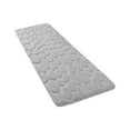 thumbnail image 2 of Lydiaunistar Memory Foam Bath Mat Cobblestone Bathroom Rugs Super Water Absorbent Bath Mats for Bathroom Machine Washable Bath Rugs(19.7x47.3,Gray), 2 of 5