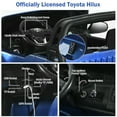 thumbnail image 6 of Gymax 2x12V Licensed Toyota Hilux Ride On Truck Car 2-Seater 4WD w/ Remote Control Blue, 6 of 9