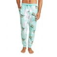thumbnail image 4 of Star Wars Men's Mandalorian Baby Yoda AOP Tie-Dye Jogger Pajama Pants, 4 of 6