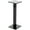 Black, variant on Plymor Clear Acrylic Square Barbell Pedestal Display Riser, 8.375" H x 3" W x 3" D (3/16" thick) (2 Pack)