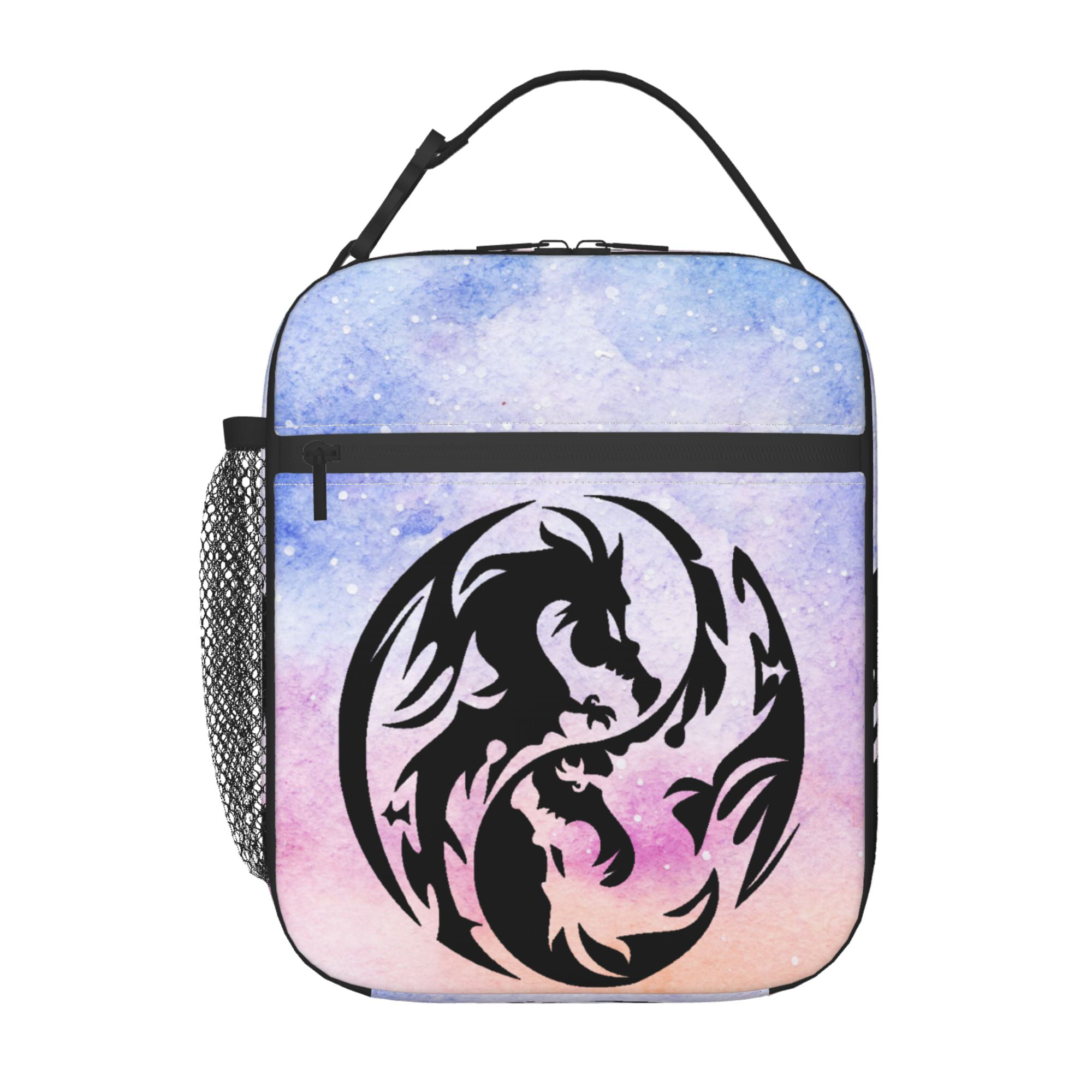 Dragon Yin Yang Lunch Bag Insulated Leakproof Reusable Large Capacity ...