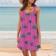 thumbnail image 1 of Vestido Informal de Verano 2025 Para Mujer, Holgado, Con Escote En V, Sin Mangas, Fluido, Cómodo, Para Primavera, Color Puro, 1 of 3