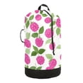 thumbnail image 2 of Large Capacity Drawstring Laundry Backpack Portable Dirty Clothes Hamper Raspberry, 2 of 7