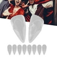 thumbnail image 3 of Cosplay Dentures Prop, Vampire Fangs Easy To Wear Lifelike Reusable Transparent  for Werewolves for  Parties 19mm/0.75in, 3 of 7