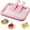 Pink, variant on At-Home Rolled Ice Cream Maker Kit, Instant Freeze Plate with 2 Scrapers, DIY Homemade Rolled Ice Cream tray, Yogurt, Sorbet, Fun Family Activity for Kids, Food-Grade Stainless Steel(Green)