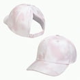 thumbnail image 4 of KPOPLK Kids Baseball Hat Visor Little Girl Sun Protection Hat Ponytail Hole Sun Hat Beach Sun Hat for Children(2-8 Years,Light Pink), 4 of 4