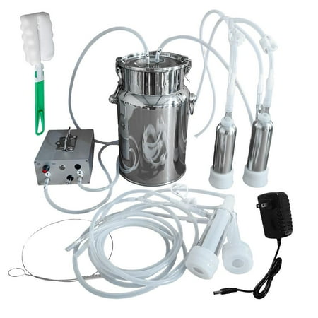 ToHu Cow Milker Machine Automatic Breast Pump 7L Milk Bucket Adjustable Suction Pulsating Vacuum Pump Efficient Milking Machine everyone