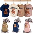 thumbnail image 2 of Dogs Winter Cute Clothes Puppy Warm Pullover Sweatshirt Bear Pattern Pet Jacket for Small Medium Dog Cat Coats Chihuahua Costume ShopWise Round, 2 of 8