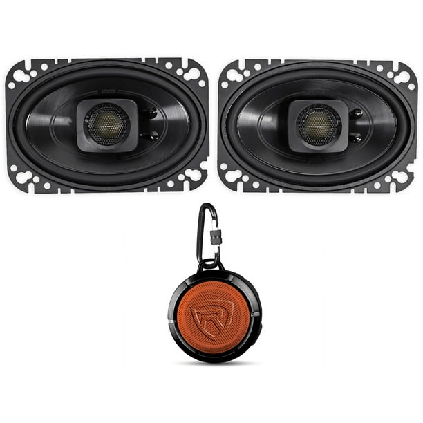 2 Polk Audio DB462 4x6 300w Car/Marine/ATV/Motorcycle Speakers+Speaker