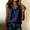 Navy, variant on Womens Linen Blend Sleeveless Blouse Notched Lapel Relaxed Fit High Low Hem Casual Top Beige S M L XL XXL,Size S