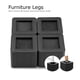 thumbnail image 4 of Patas de Muebles ANGGREK Negras 4 Piezas para Oficina en Casa, 4 of 8