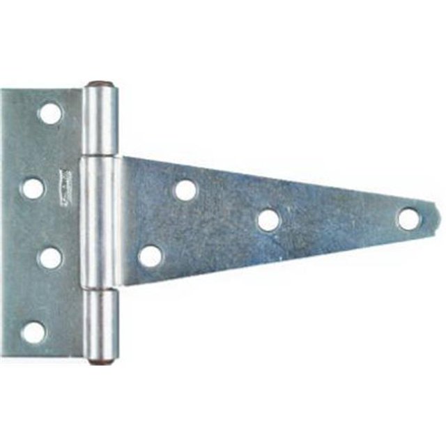 N129-072 Charnière en T Extra Lourde en Zinc 5 Po