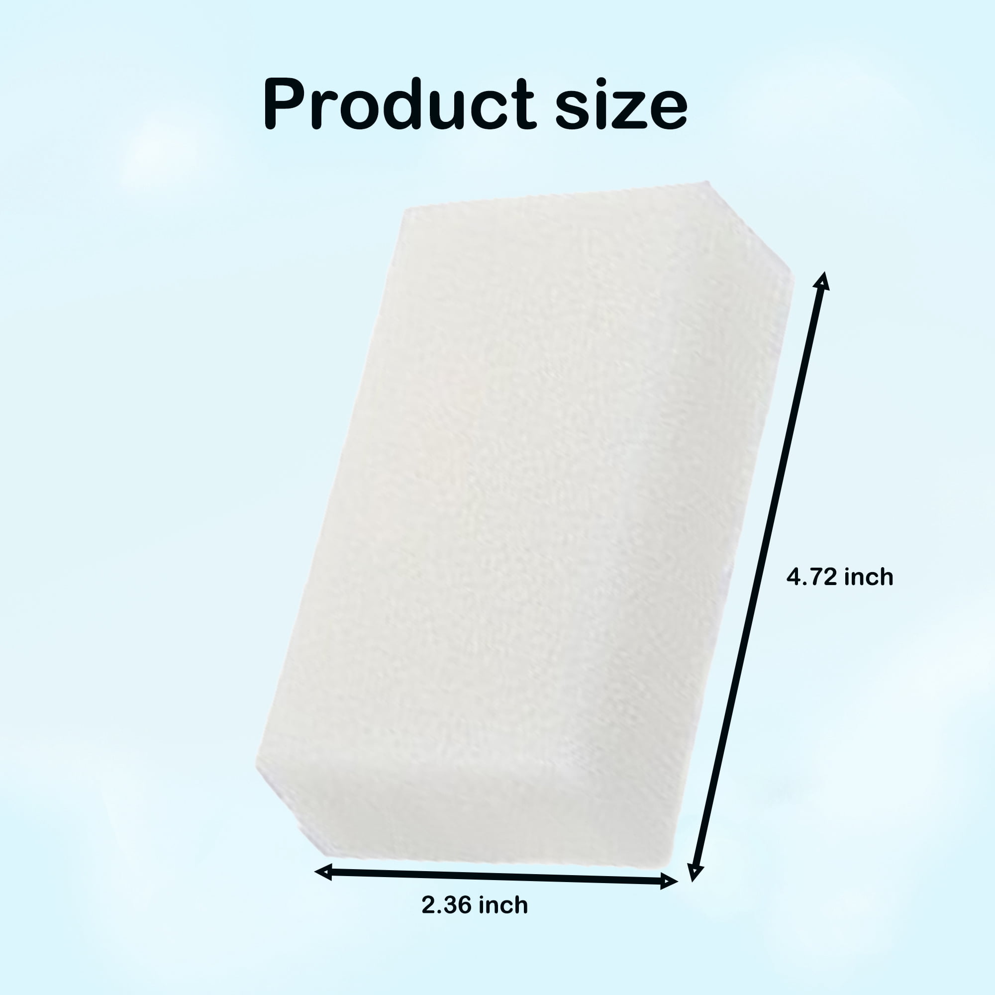 TropicAqua Foam Filter Pads Replacement Compatible with Aqua Clear 50 200 Aquarium Bio Sponge (Pack of 12)