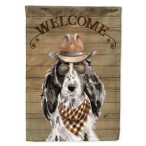 Carolines Treasures CK6309GF Cocker Spaniel 2 Country Dog Flag Garden Size  Small multicolor