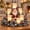 E9-Santa Claus, variant on Christmas Lighted Centerpiece With Flameless Candle Glow Christmas Candle Candle Centerpieces For Tables Christmas Decor Lighted Centerpiece For Dining Room Mantel Fireplace Xmas Gift,Gnome